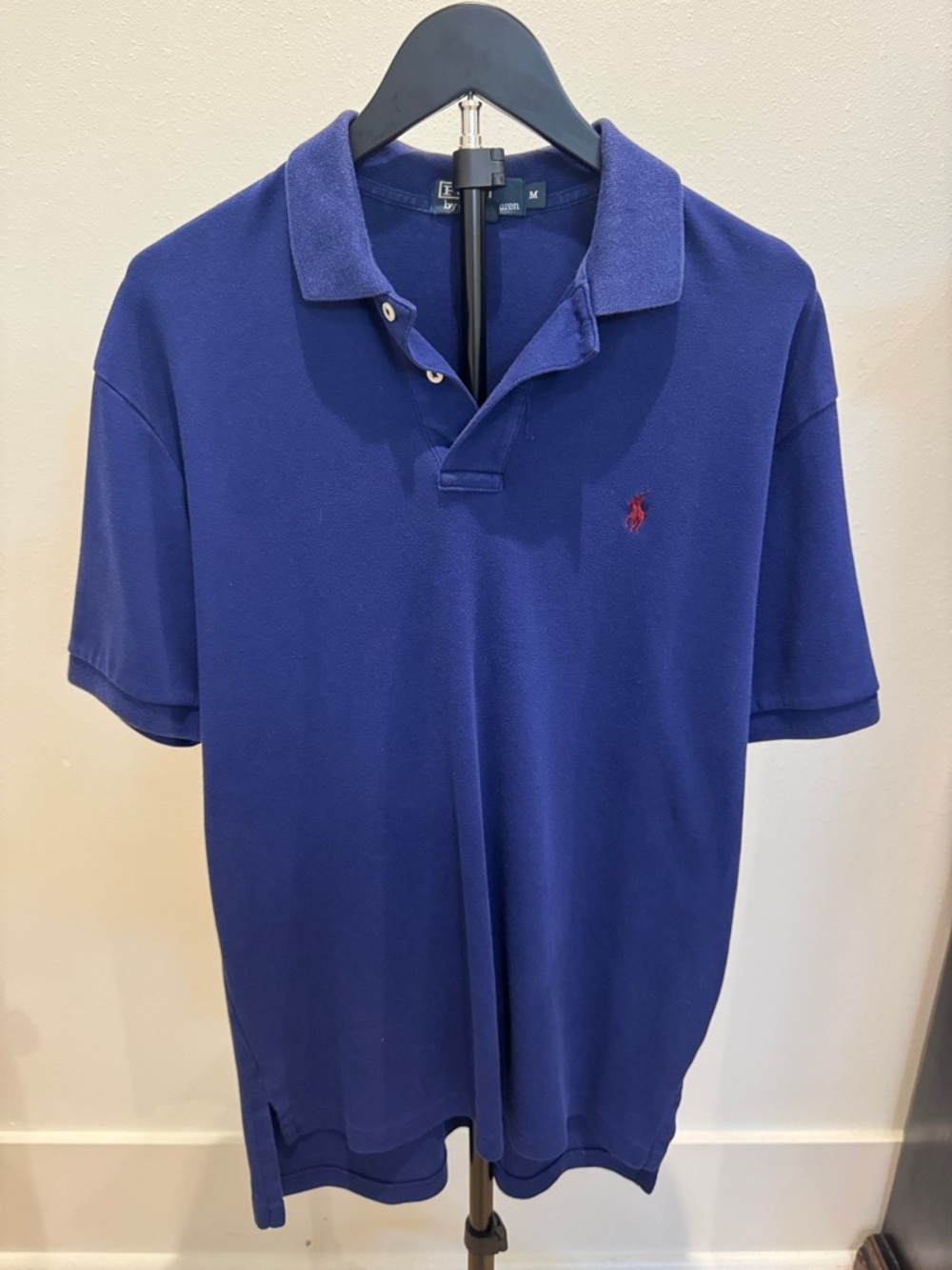 Polo by Ralph Lauren Royal Blue Short-Sleeve Polo with Red Pony